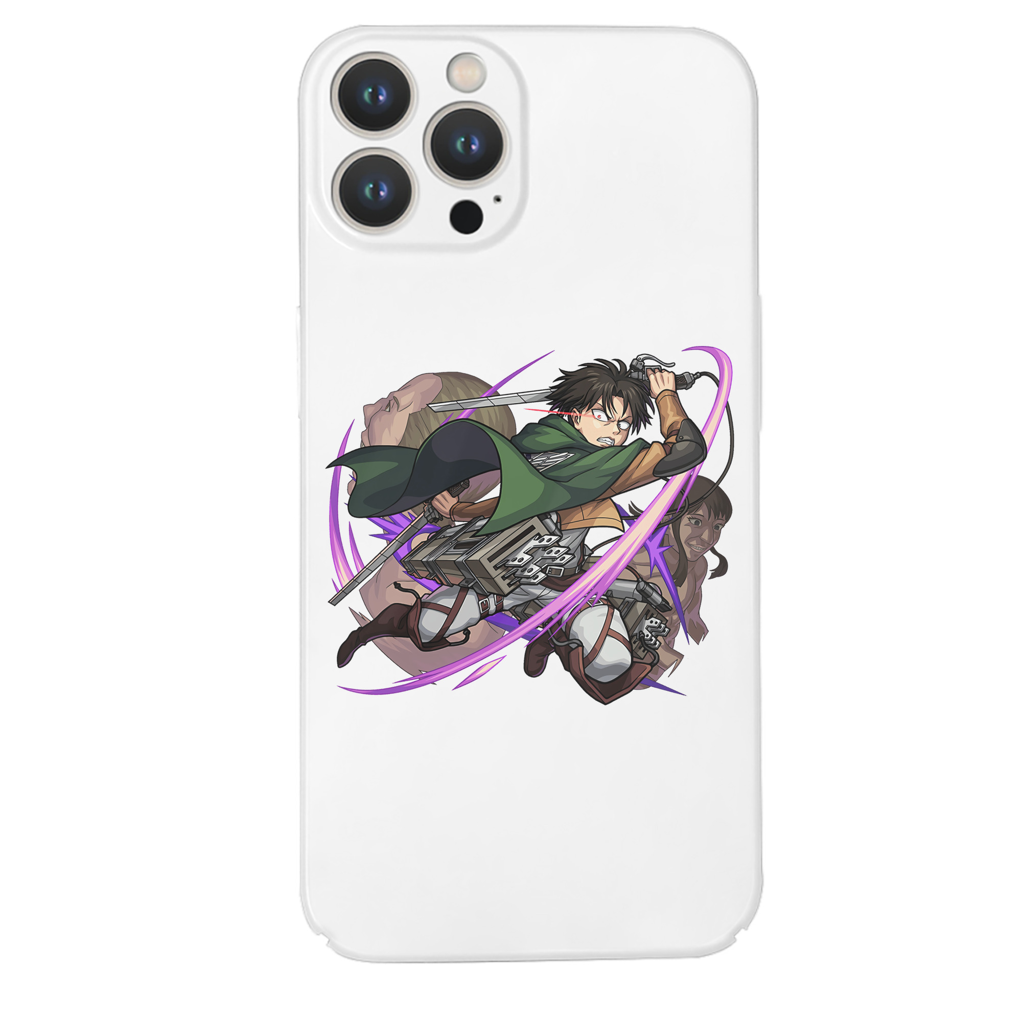 （画像用） 進撃の巨人 リヴァイ·アッカーマン Attack on Titan Levi Ackerman 【iPhone 14シリーズ対応】ハードケース